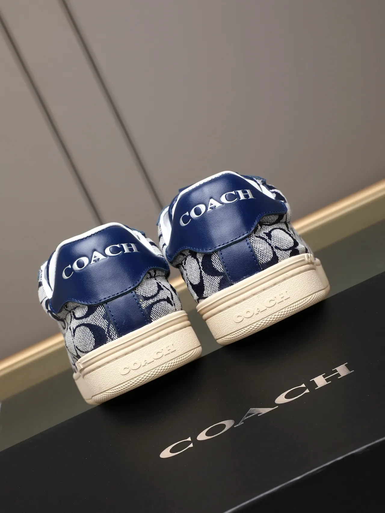 Coach Monogram Canvas and Leather Low-Top Sneaker 3