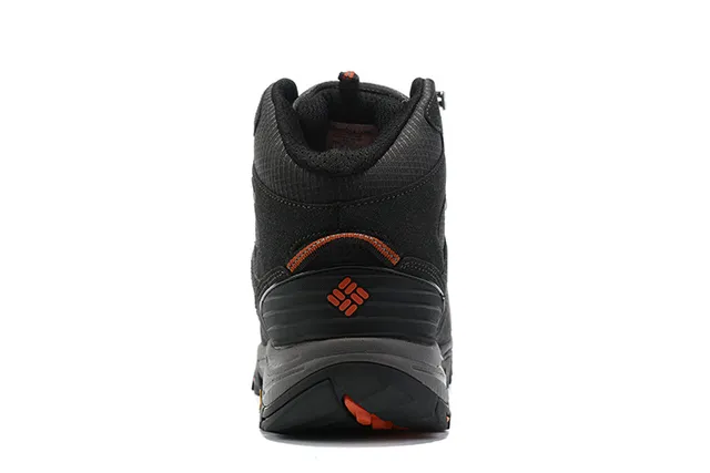Columbia Black Gray High-Top Waterproof Hiking Boots 4