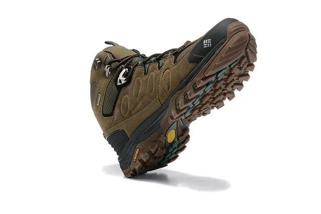 Columbia Black Gray High-Top Waterproof Hiking Boots 11