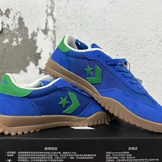 Converse Blue Green Canvas Upper Gum Rubber Sole Lifestyle Sneakers