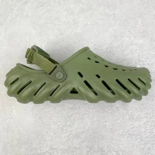 Crocs Echo Clog Olive Green Molded Foam Clog