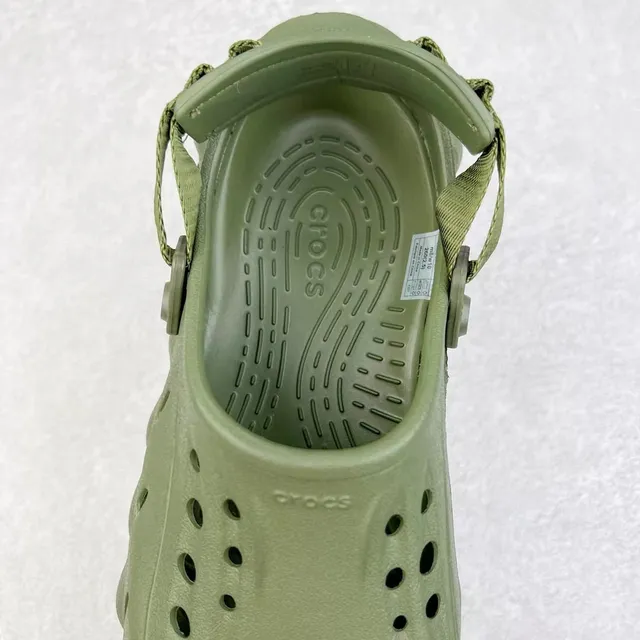 Crocs Echo Clog Olive Green Molded Foam Clog 6