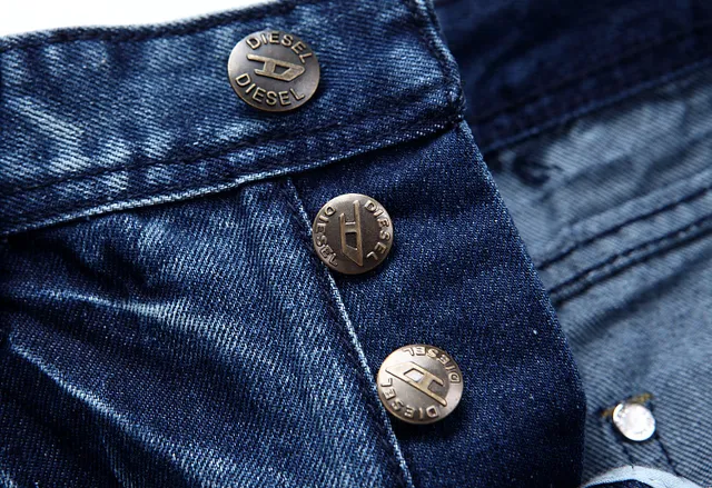 Diesel Medium-Wash Distressed Slim-Straight Jeans 4