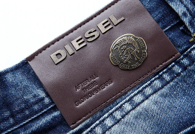 Diesel Medium-Wash Distressed Slim-Straight Jeans 5