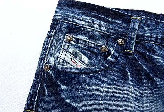 Diesel Medium-Wash Distressed Slim-Straight Jeans 10
