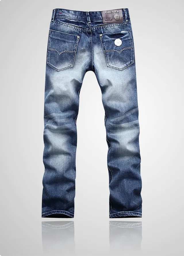 Diesel Medium-Wash Distressed Slim-Straight Jeans 11
