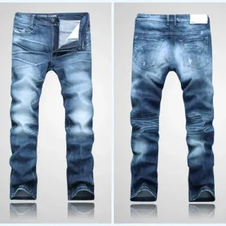 Diesel Slim-Straight Washed Blue Jeans