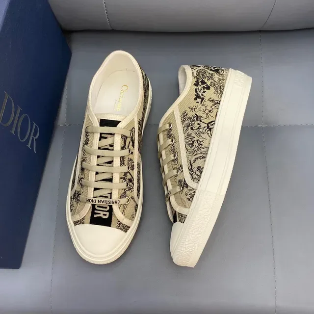 Dior B23 Beige Toile de Jouy Print Lifestyle Sneakers 4