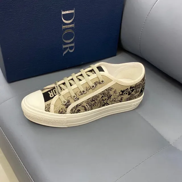 Dior B23 Beige Toile de Jouy Print Lifestyle Sneakers 5