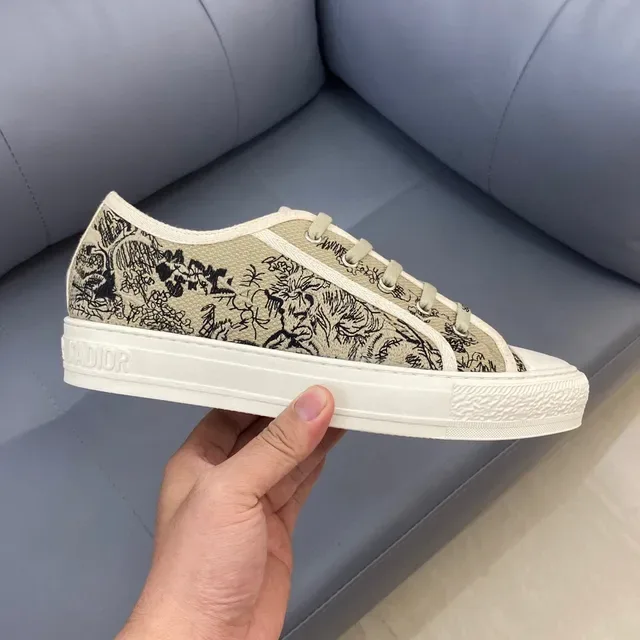 Dior B23 Beige Toile de Jouy Print Lifestyle Sneakers 6