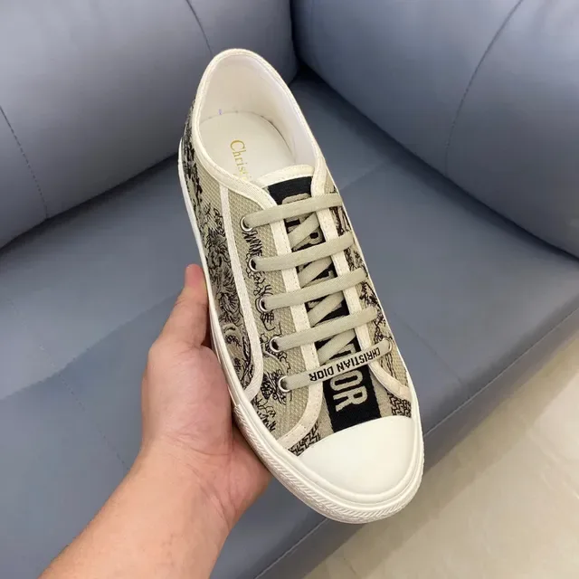 Dior B23 Beige Toile de Jouy Print Lifestyle Sneakers 7