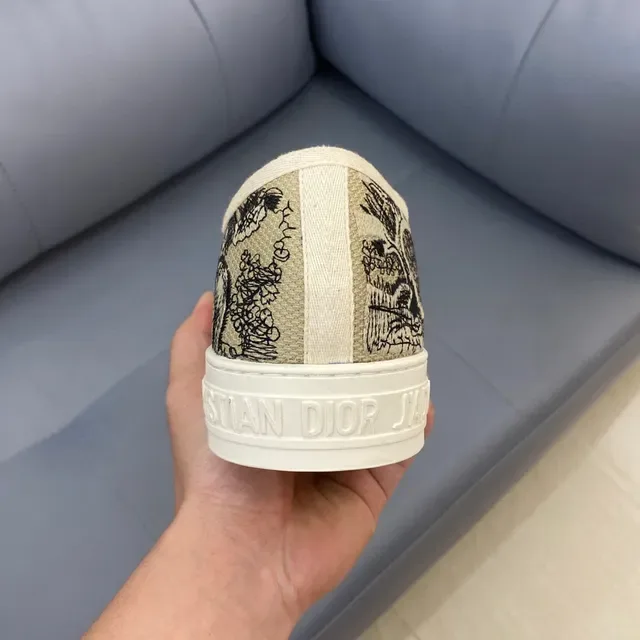 Dior B23 Beige Toile de Jouy Print Lifestyle Sneakers 8