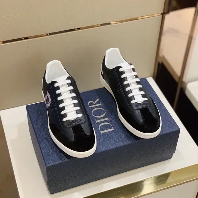 Dior B23 Black and White Lifestyle Sneaker 4