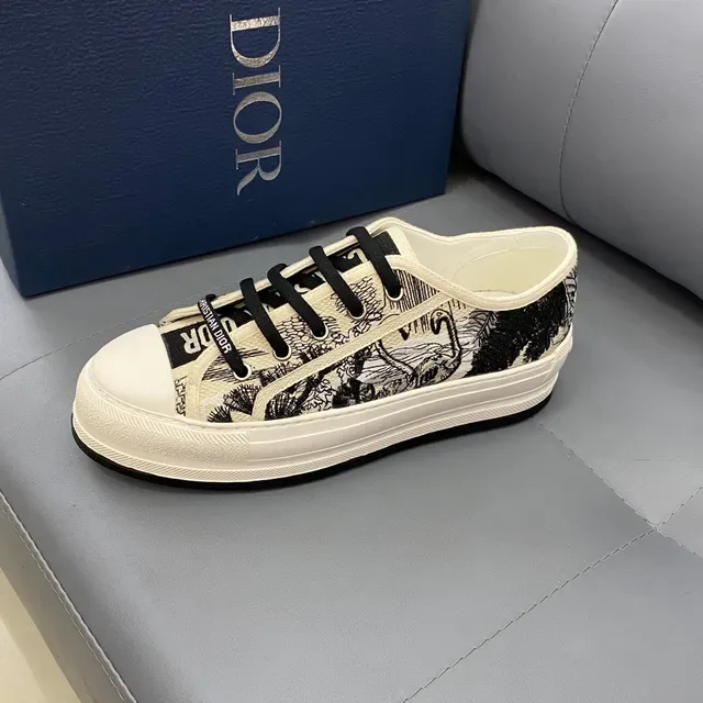 Dior B23 Sneakers Lifestyle à impression graphique en canvas 5