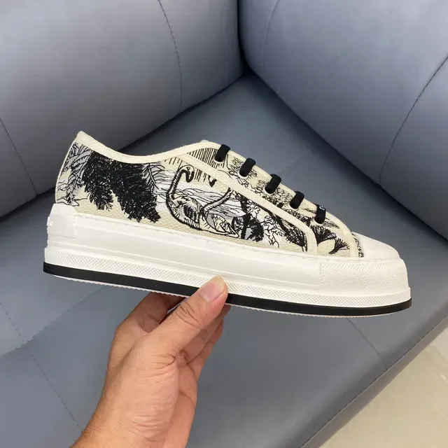 Dior B23 Sneakers Lifestyle à impression graphique en canvas 6