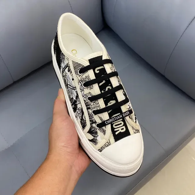 Dior B23 Sneakers Lifestyle à impression graphique en canvas 7