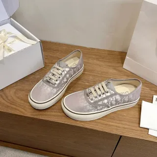 Dior B23 Monogram Canvas Low-Top Lifestyle Sneakers