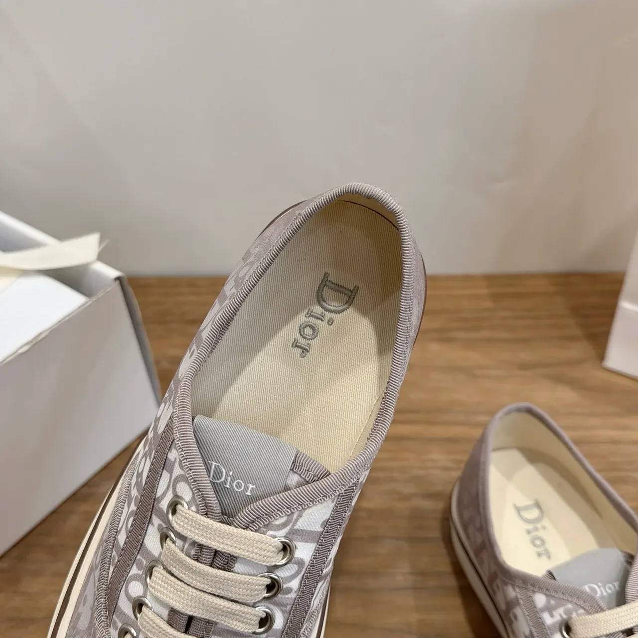 Dior B23 Monogram Canvas Low-Top Lifestyle Sneakers 4