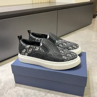 Dior B23 Monogram Jacquard Slip-On chaussures lifestyle