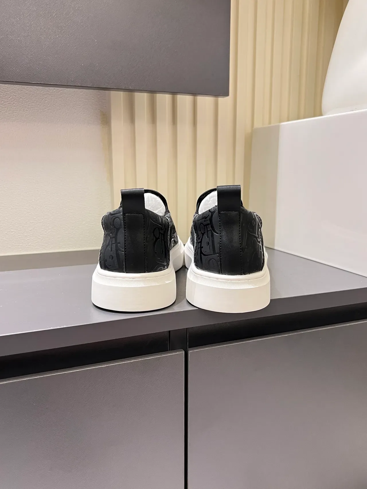 Dior B23 Monogram Jacquard Slip-On Lifestyle Sneakers 2