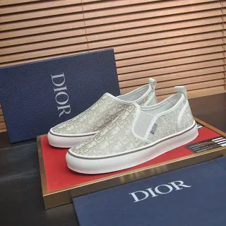 Dior B23 Monogram Slip-On Lifestyle Sneakers