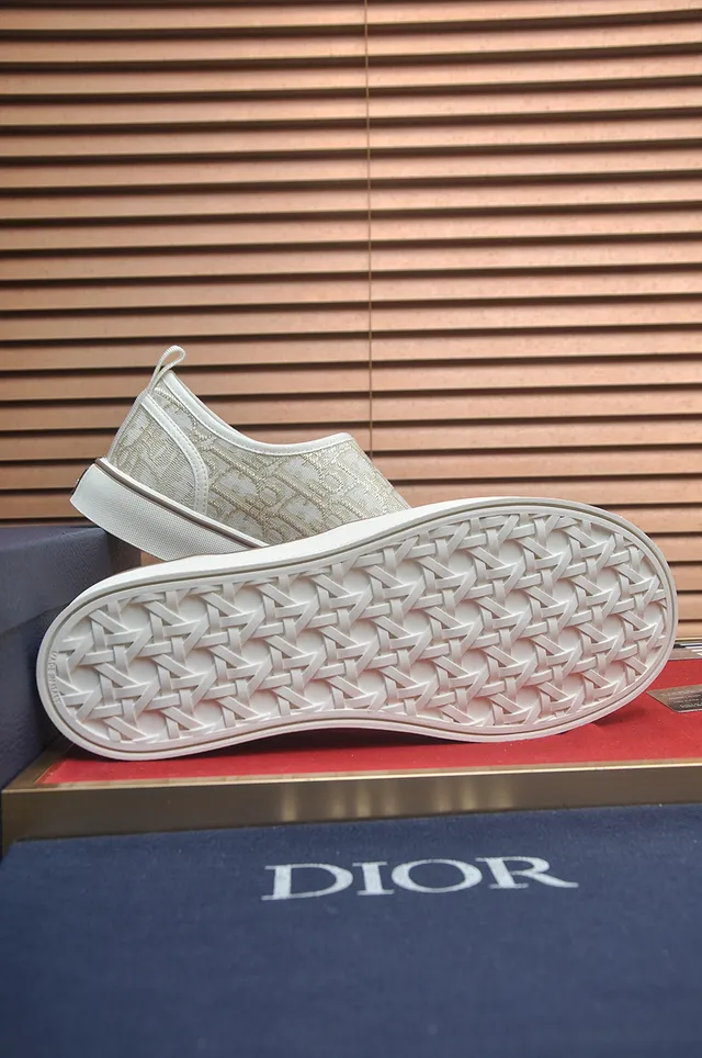 Dior B23 Monogram Slip-On Lifestyle Sneakers 3