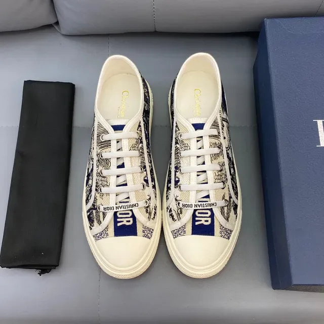 Dior B23 Zapatillas Lifestyle Navy con estampado Oblique 2