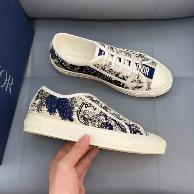 Dior B23 Zapatillas Lifestyle Navy con estampado Oblique 3