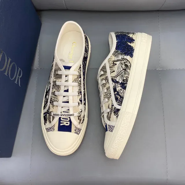 Dior B23 Zapatillas Lifestyle Navy con estampado Oblique 4