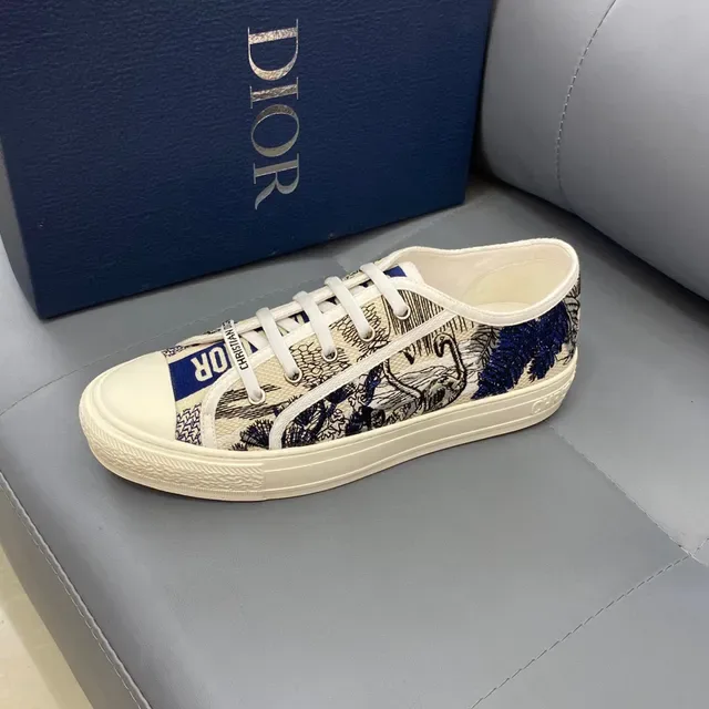 Dior B23 Zapatillas Lifestyle Navy con estampado Oblique 5