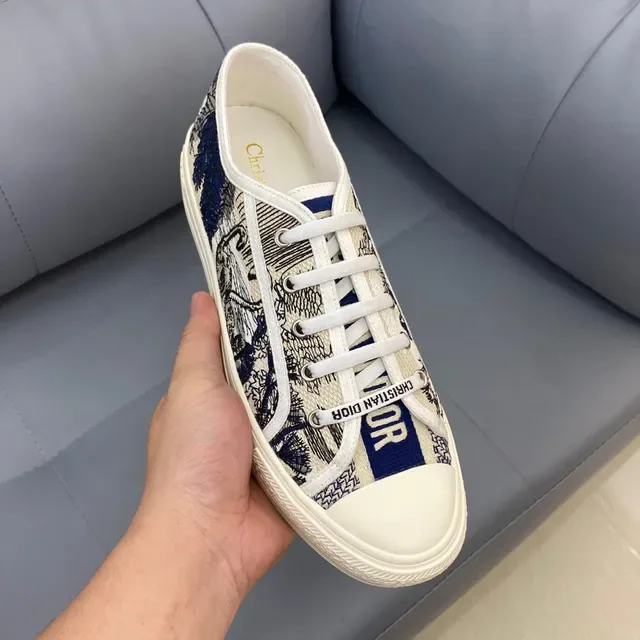 Dior B23 Zapatillas Lifestyle Navy con estampado Oblique 7