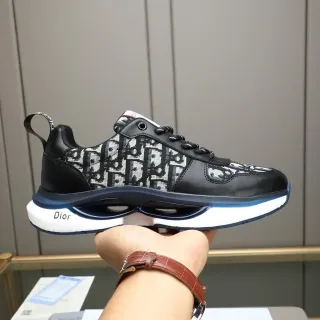 Dior B23 Oblique Monogram Black Navy Lifestyle Sneakers