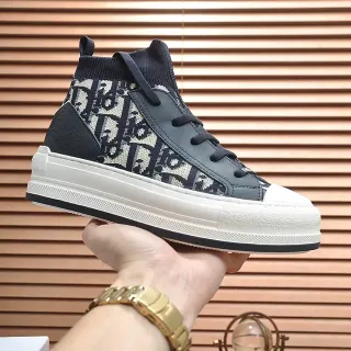 Dior B27 Monogram Knit سنيكرز هاي توب لايف ستايل