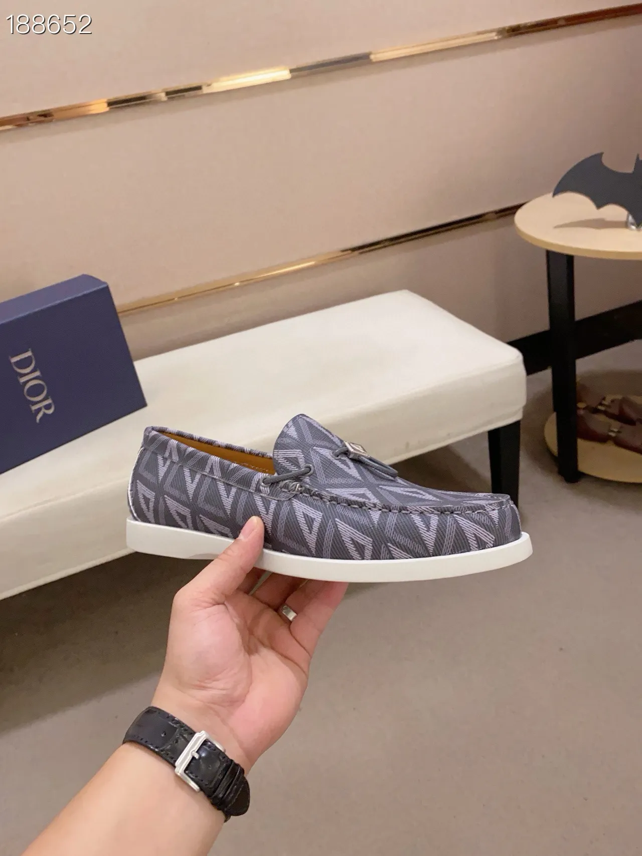 Dior B27 Monogram Tassel Boat Shoes 5