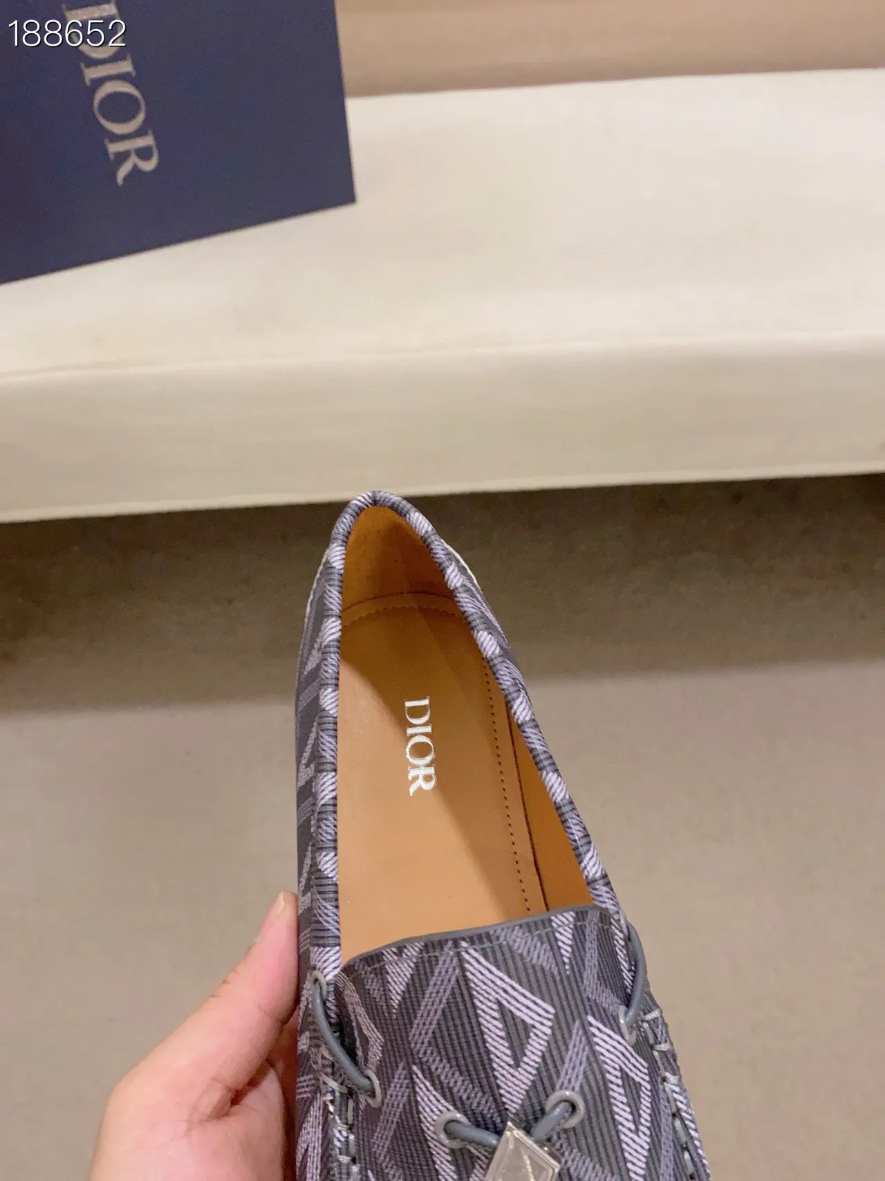 Dior B27 Monogram Tassel Boat Shoes 6