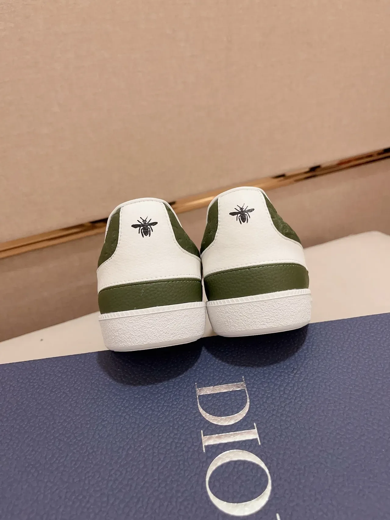 Dior B27 Olive Green Monogram Lifestyle Sneakers 3