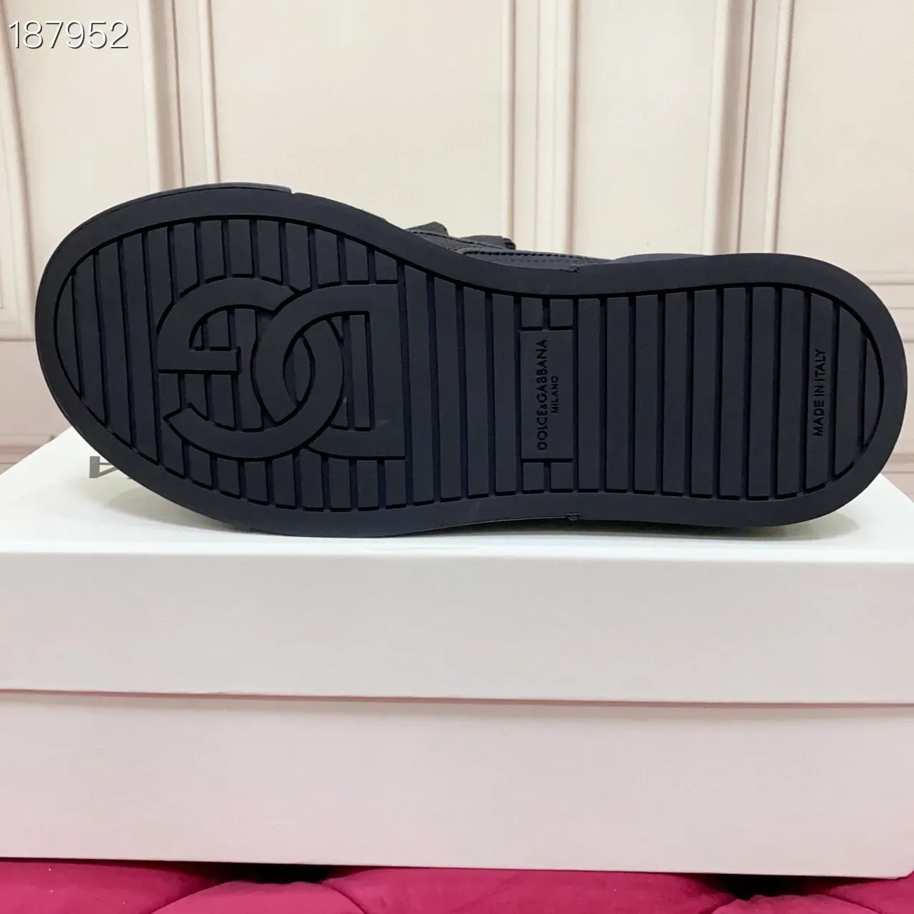 Dolce & Gabbana B23 أسود أحادي اللون حذاء رياضي لايف ستايل 3