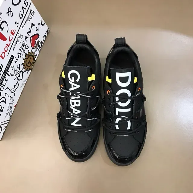 Dolce & Gabbana Defender أسود oversized حزام أحذية أسلوب حياة 2