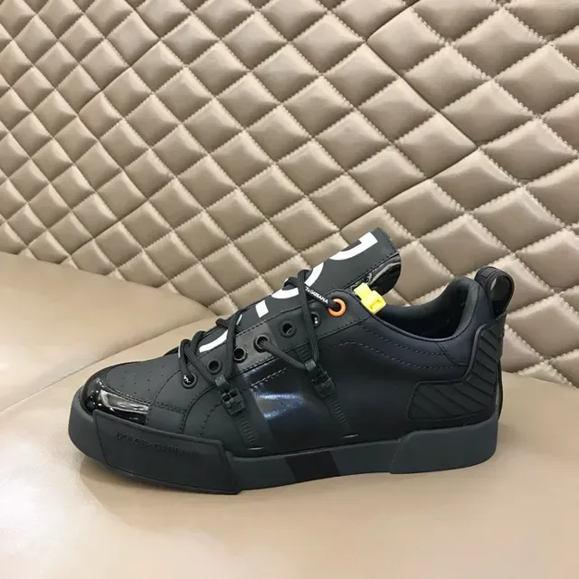 Dolce & Gabbana Defender أسود oversized حزام أحذية أسلوب حياة 3