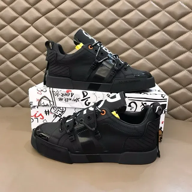 Dolce & Gabbana Defender أسود oversized حزام أحذية أسلوب حياة 6