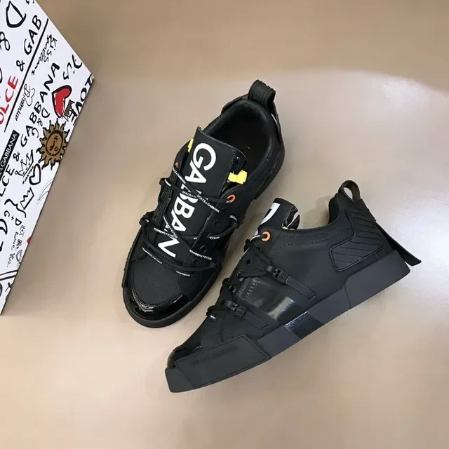 Dolce & Gabbana Defender أسود oversized حزام أحذية أسلوب حياة 9