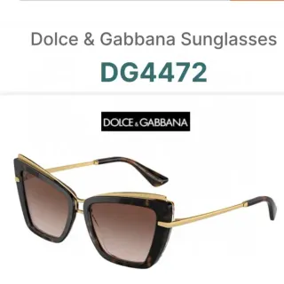 Dolce & Gabbana DG4472 Tortoiseshell and Gold Cat-Eye Sunglasses