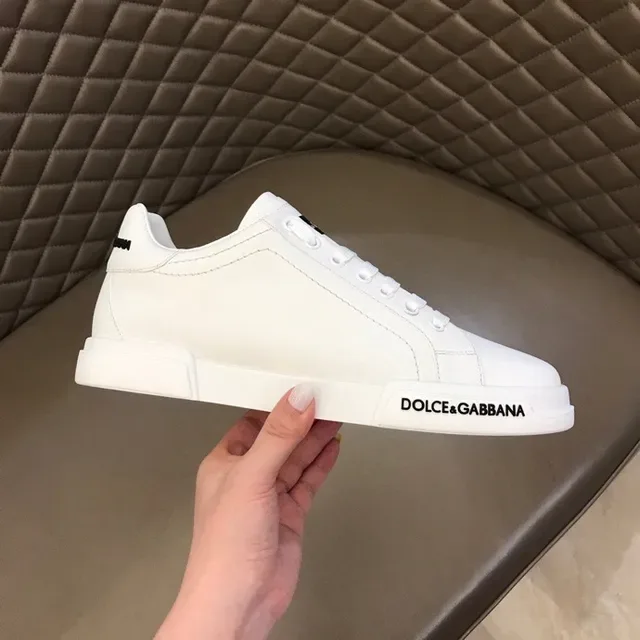 Dolce & Gabbana Portofino أحذية رياضية أسلوب حياة بيضاء 5