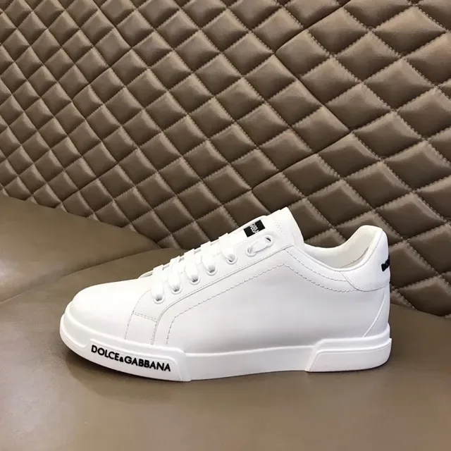 Dolce & Gabbana Portofino أحذية رياضية أسلوب حياة بيضاء 6