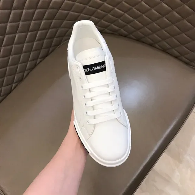 Dolce & Gabbana Portofino أحذية رياضية أسلوب حياة بيضاء 7
