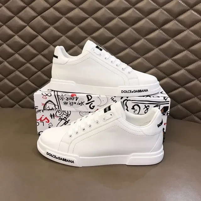 Dolce & Gabbana Portofino أحذية رياضية أسلوب حياة بيضاء 9