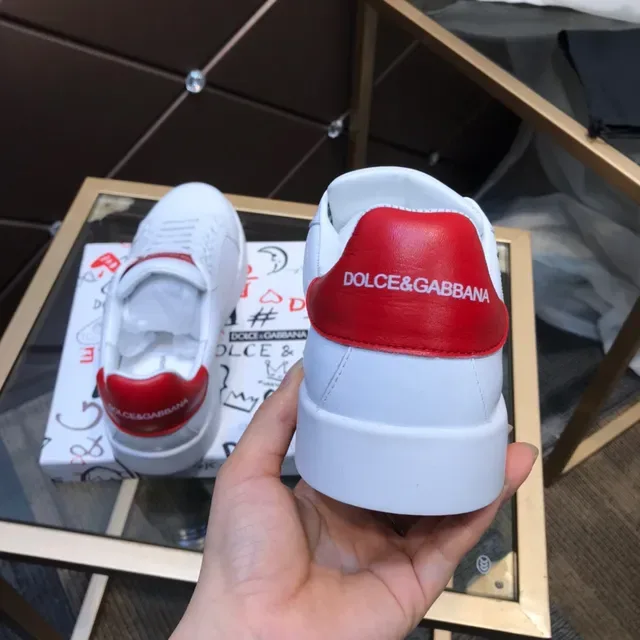 Dolce & Gabbana Sneakers Lifestyle Blanc et Rouge 6