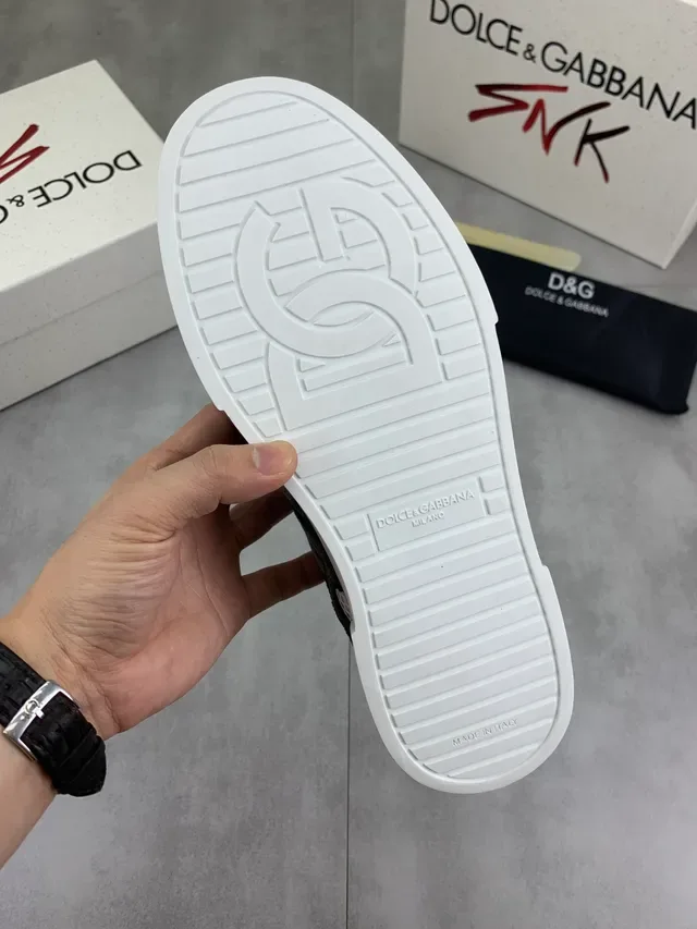 Dolce & Gabbana Denim and Mesh Platform Sneaker 3