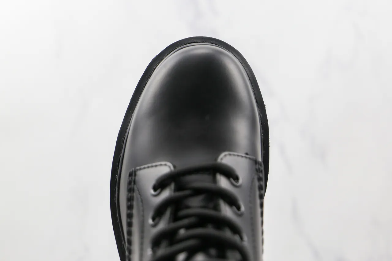 Dr. Martens 1460 黑色光滑皮革马丁靴 5
