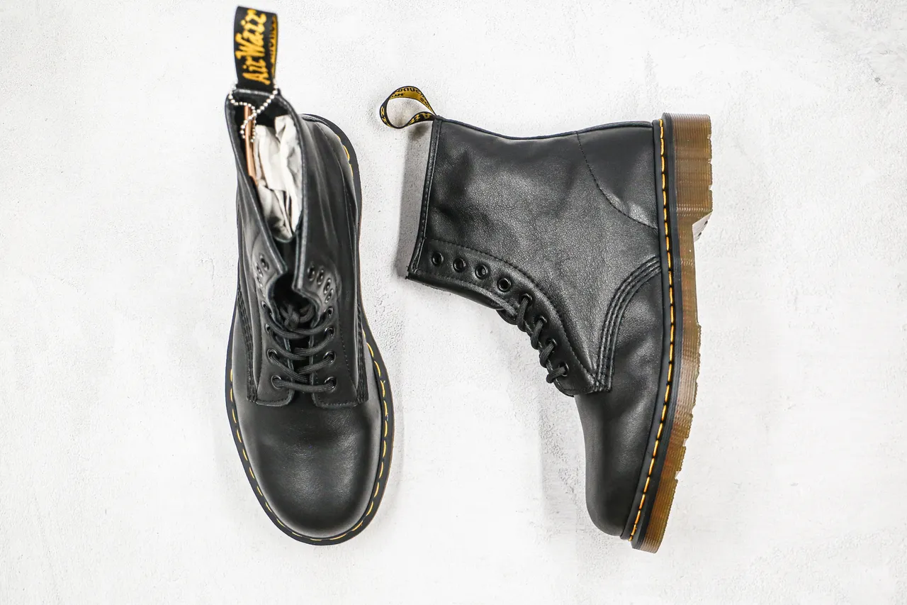 Dr. Martens 1460 Black Smooth Leather Martin Boot 6